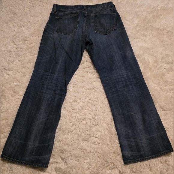 Banana Republic Relaxed Blue Jeans with Natural Fading EUC - Picture 3 of 6